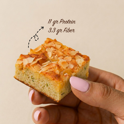 Lemon Apricot Protein Cake